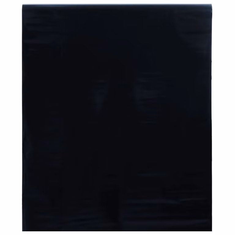 Berkfield Home Static Frosted Black PVC Window Films, 3 Pack