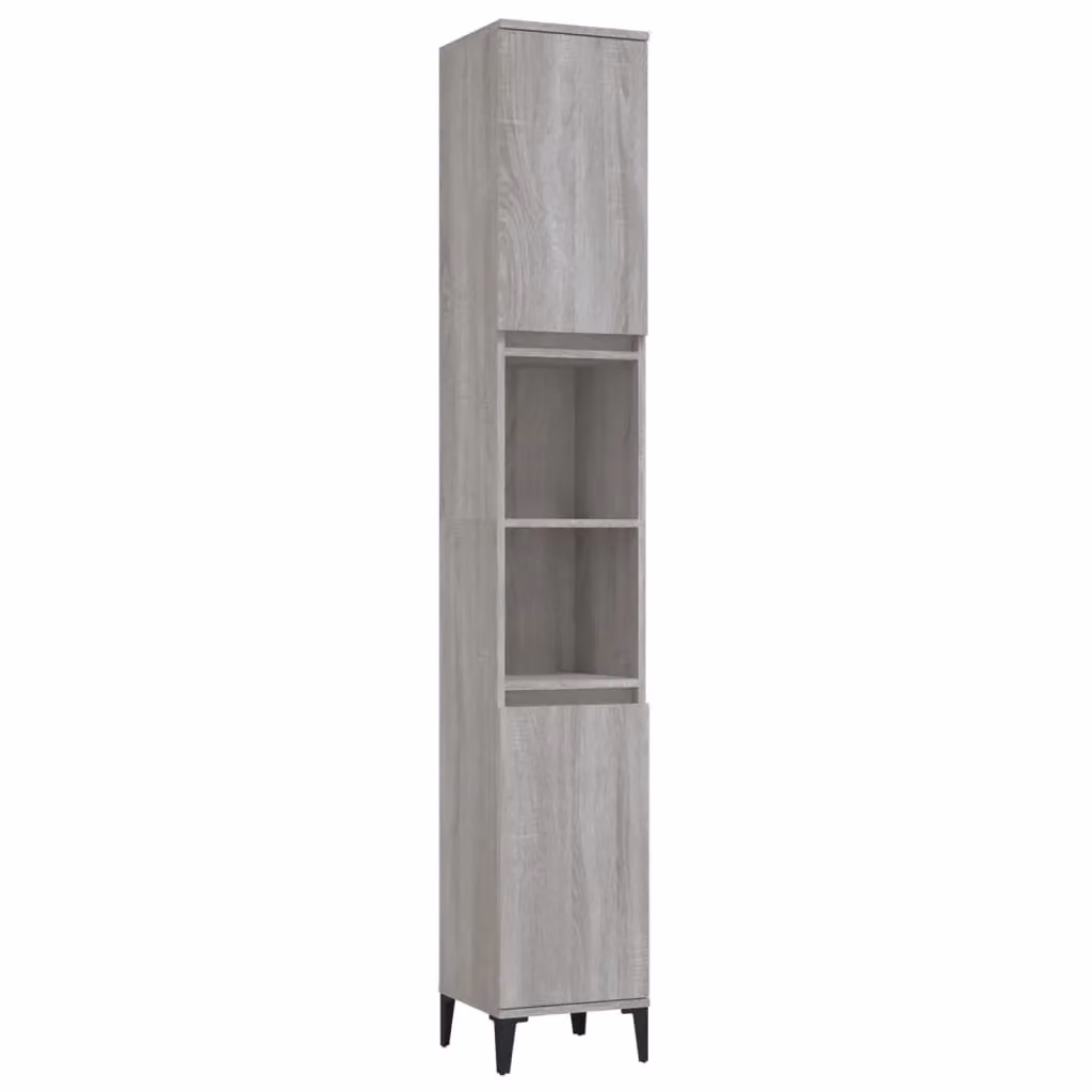 Berkfield Home Grey Sonoma Bathroom Cabinet W/D/H: 30 x 30 x 190 cm – 2