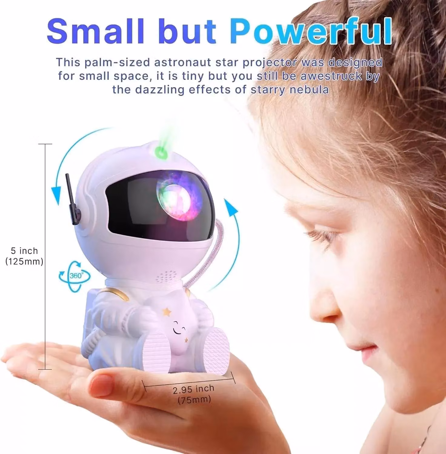 Dragodirect Astronaut Galaxy Projector White Starry Sky and Nebula Night Light – 5
