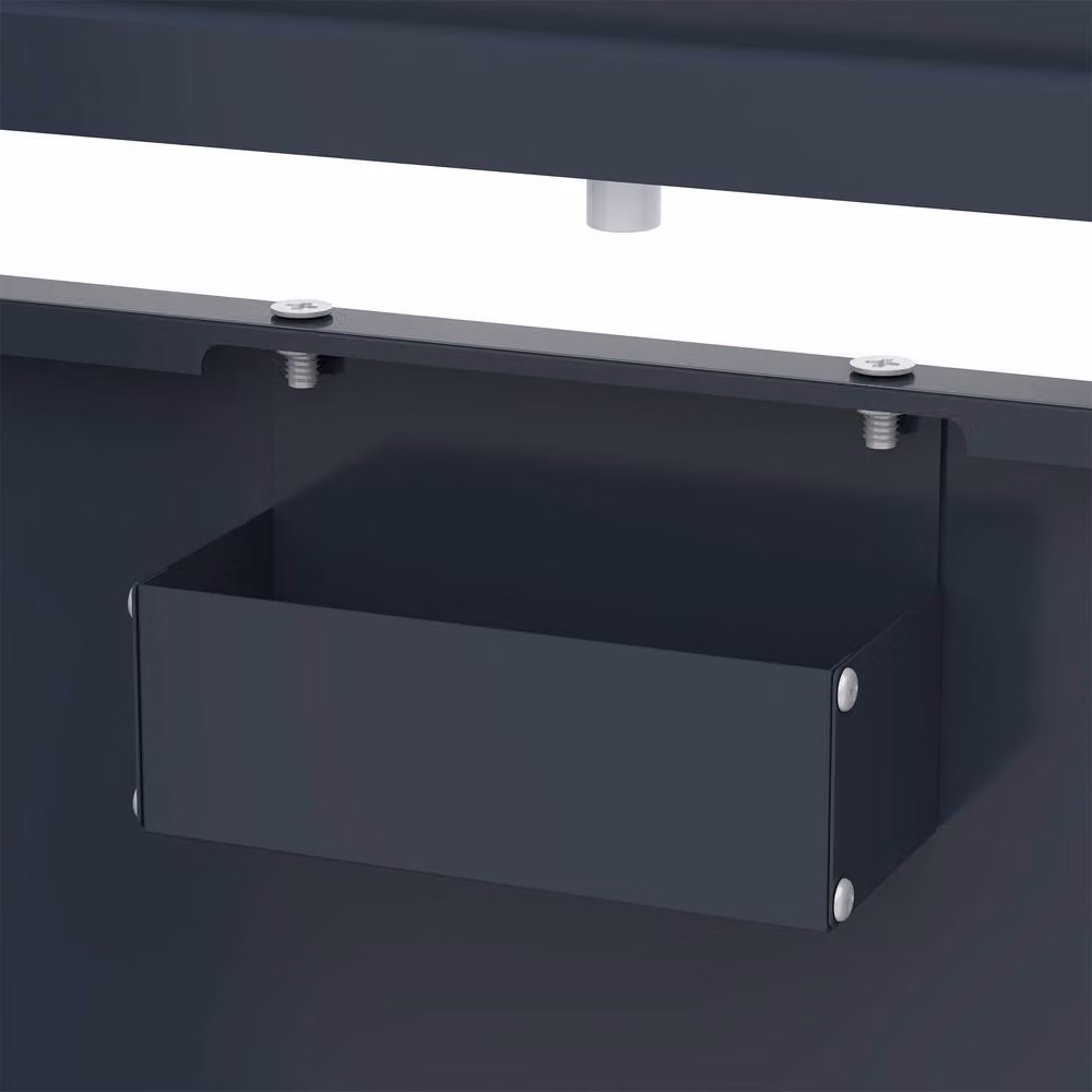 Monstershop Metal Single Wheelie Bin Storage in Anthracite Grey – 4