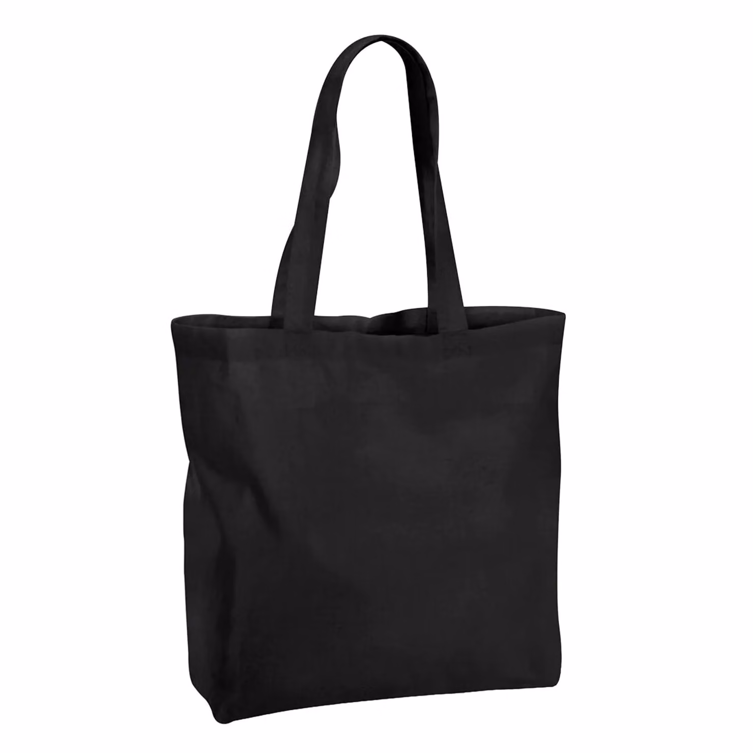 Westford Mill Maxi Cotton Tote Bag in Black, W: 39.0 cm, D: 35.0 cm, H: 13.5 cm – 2