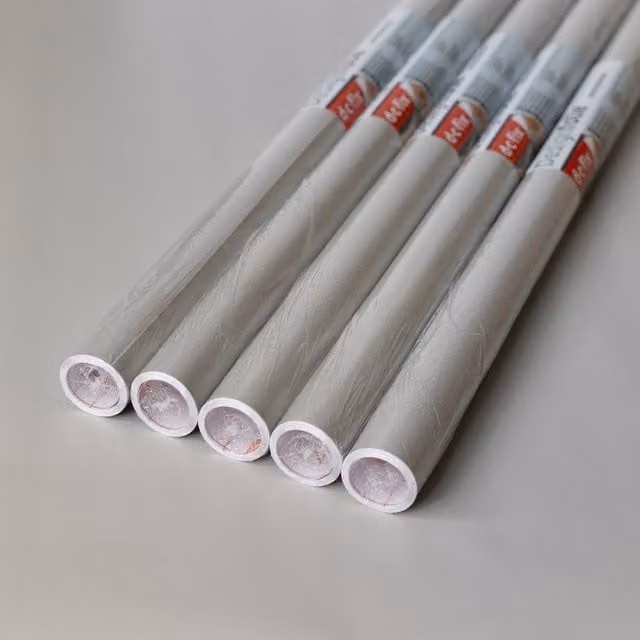 dc fix Matt Light Grey Self Adhesive Vinyl Wrap for Kitchen Doors and Furniture, Pack of 5, W: 67.5 cm, L: 2 m