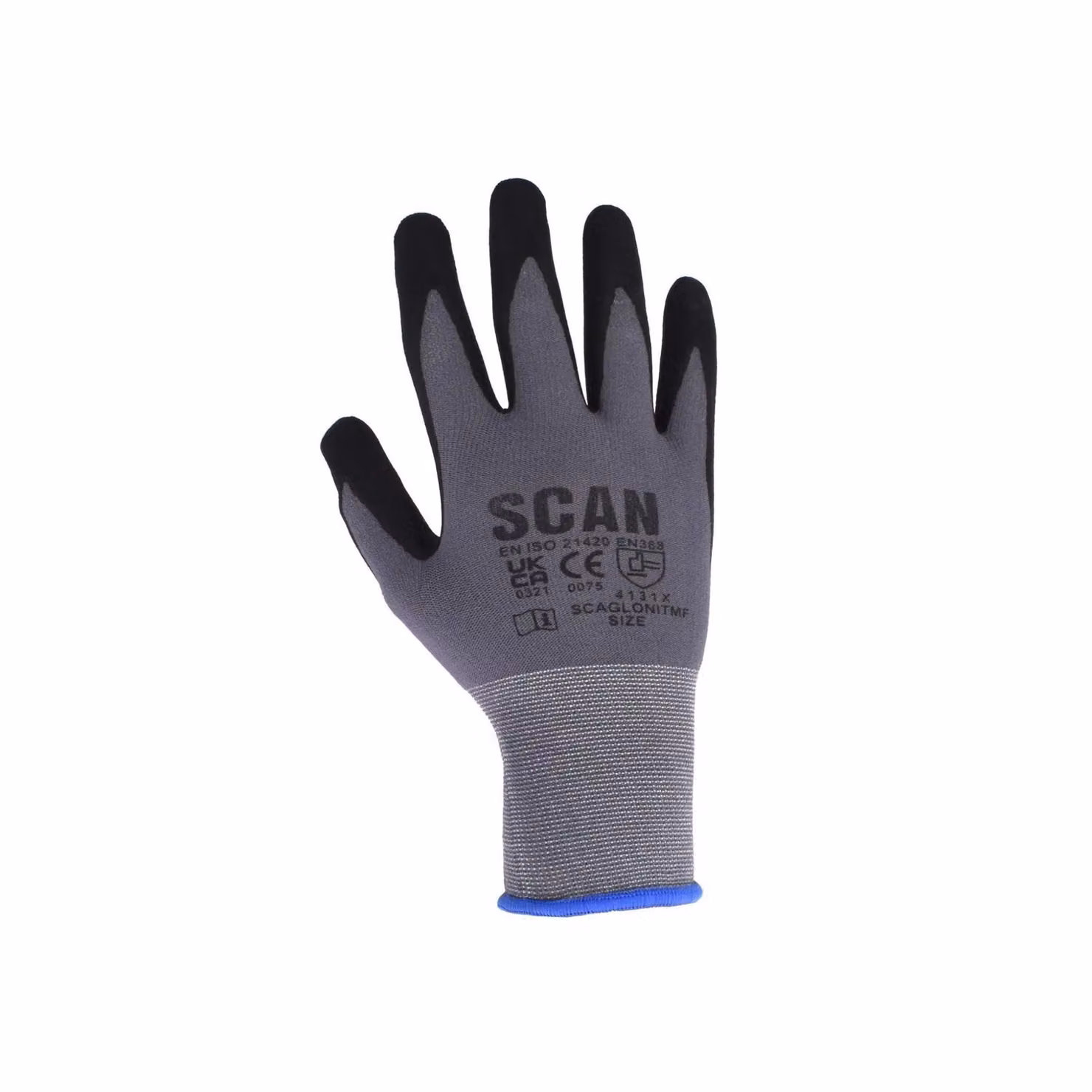 Scan Breathable Microfoam Nitrile Gloves, Size XL – 3