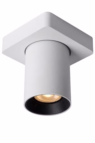 Lucide Nigel Dimmable LED Ceiling Spotlight in White with GU10 Base