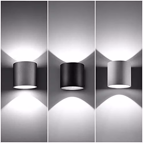 SOLLUX ORBIS SL.0048 Modern LED Wall Lamp, White Aluminium Round Sconce with G9 Socket for Kitchen and Bedroom – 4