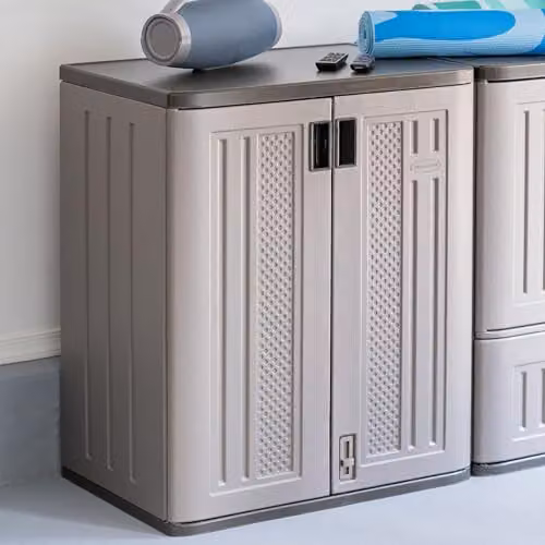 Rowlinsons Haven Base Storage Cabinet in Grey, W: 76 cm, D: 51 cm, H: 91 cm – 1