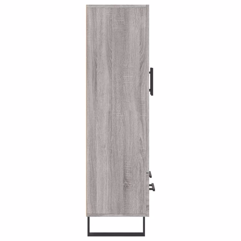 Berkfield Home Grey Sonoma Highboard in Engineered Wood, W/D/H: 69.5 x 31 x 115 cm – 3
