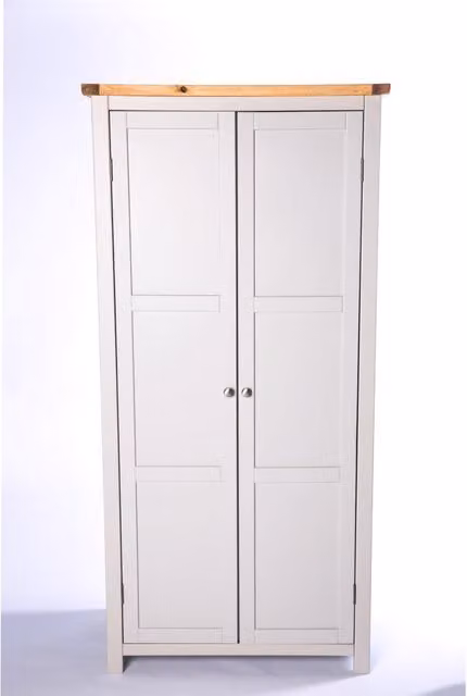 Cabinet Bits Argenta 2 Door Wardrobe in Grey