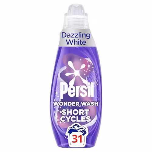 Persil Wonder Wash Dazzling White Laundry Detergent, 837 ml