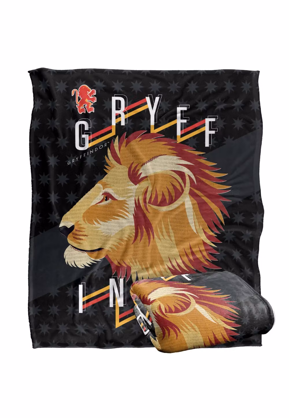 Neo Industries Harry Potter Gryffindor Super Soft Fleece Throw Blanket, White, W/D/H: 152 x 127 cm – 2