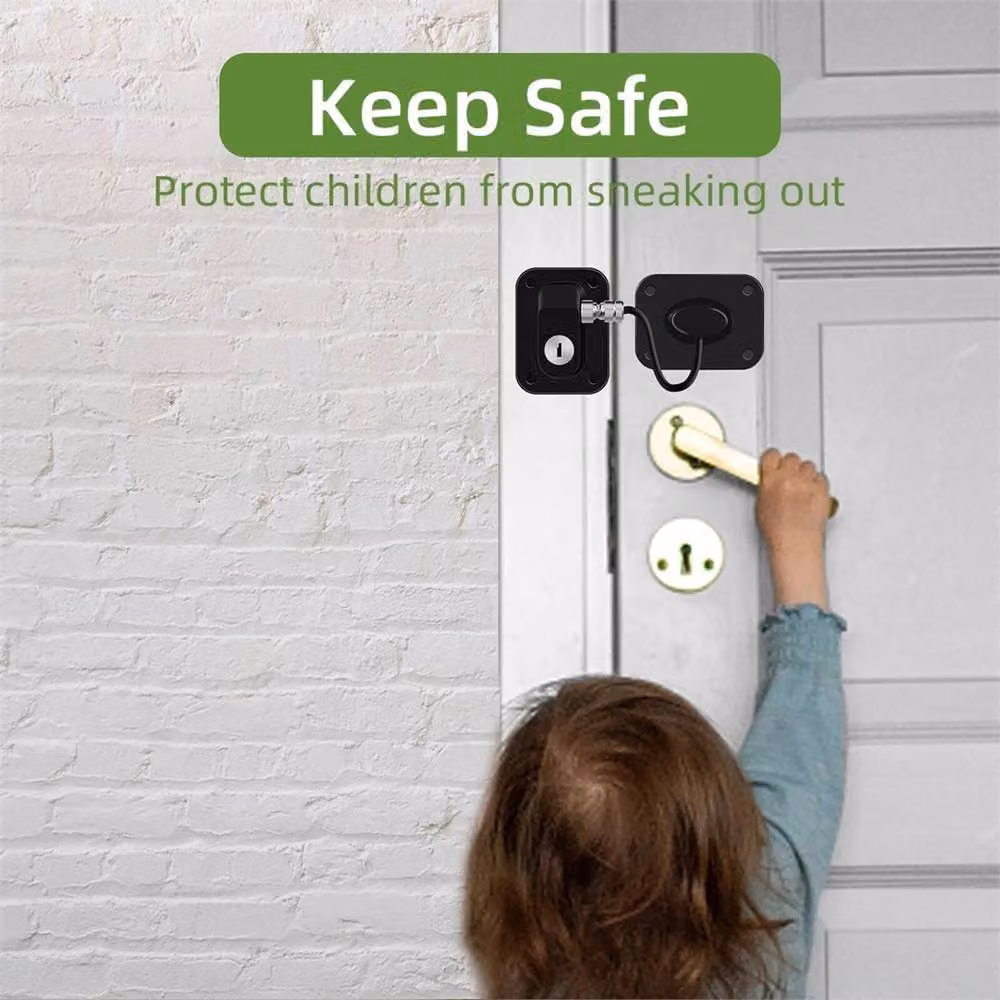 Nordara 2-Pack Fridge Freezer Door Child Safety Locks with Key in Black – 3