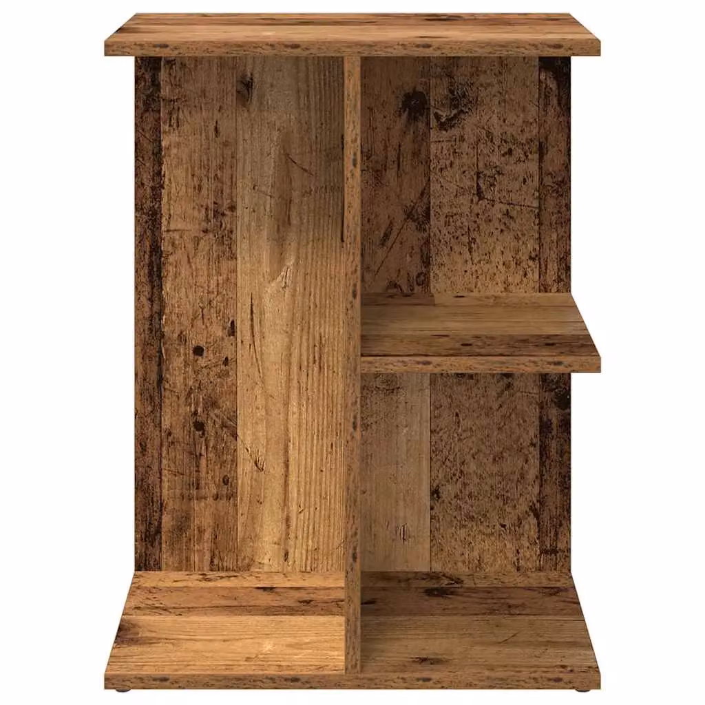 Berkfield Home Set of 2 Bedside Tables in Old Wood Brown, W/D/H: 46.5 x 29 x 61 cm – 4