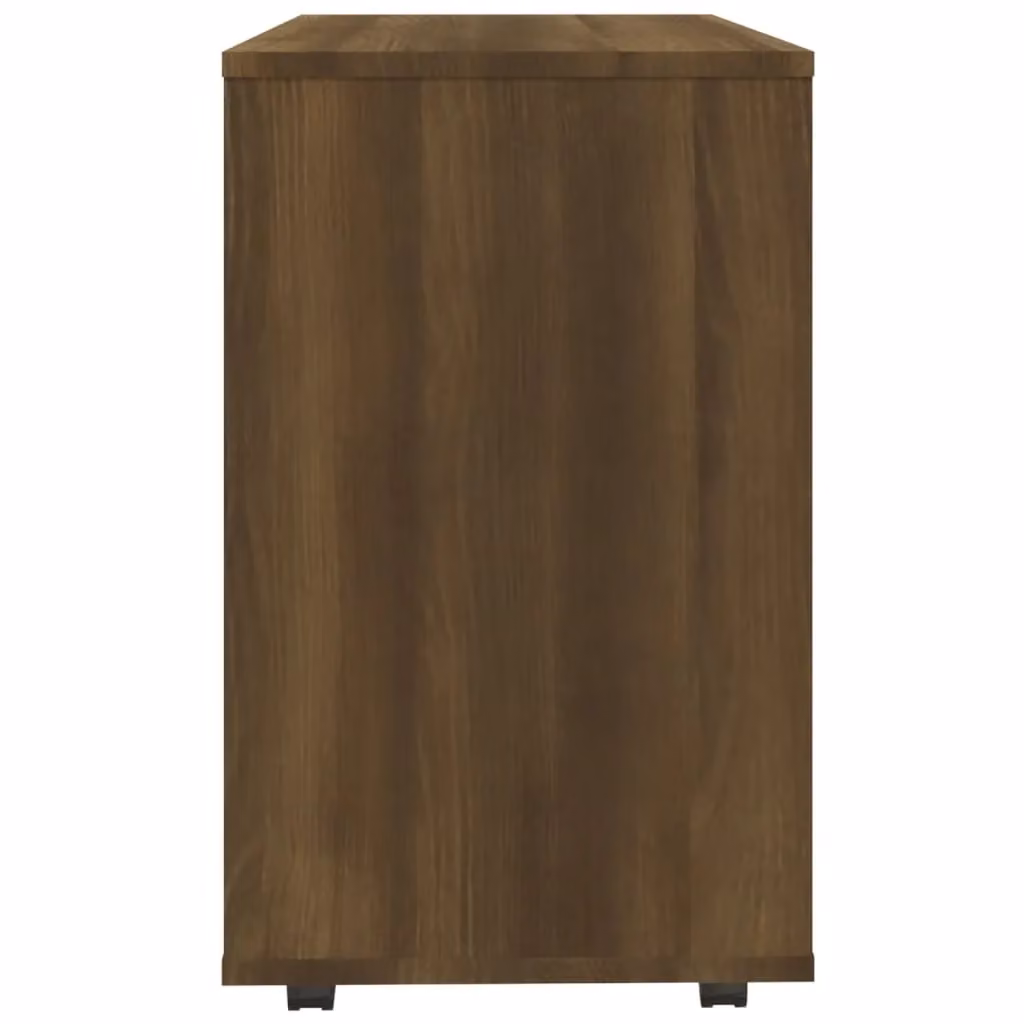 Berkfield Home Modern Brown Oak Side Table, W/D/H: 70 x 35 x 55 cm – 3