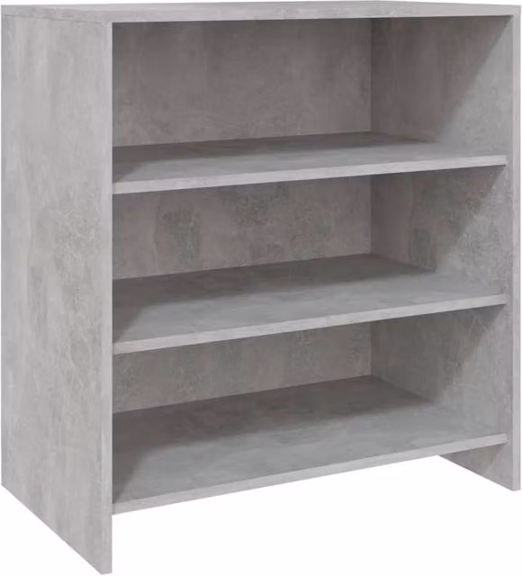 Berkfield Home Modern Sideboard in Grey MDF, W/D/H: 70 x 40.5 x 75 cm – 1