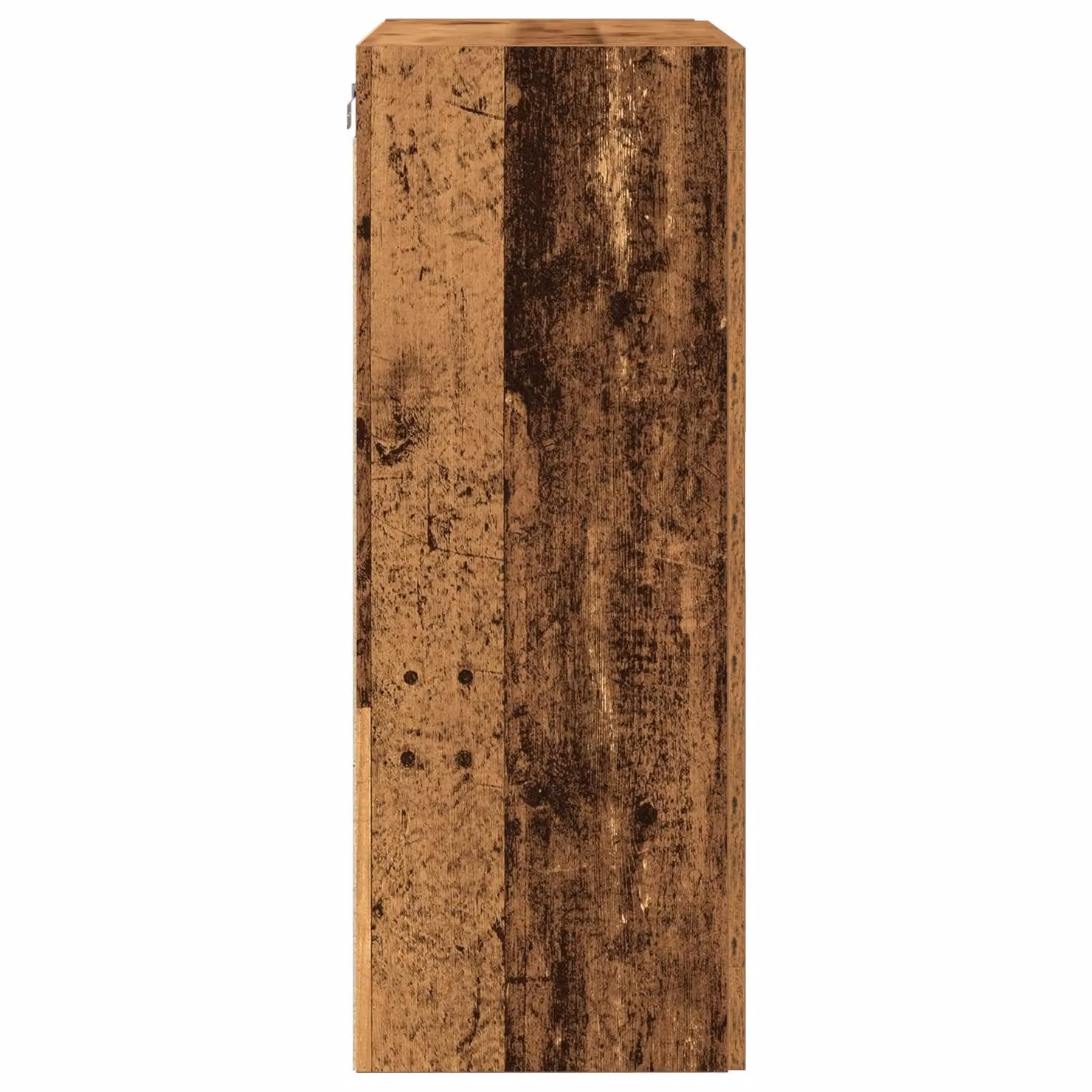 Berkfield Home Wall-Mounted Rustic Wood Cabinet with Glass Doors in Brown, W/D/H: 69.5 x 34 x 90 cm – 3