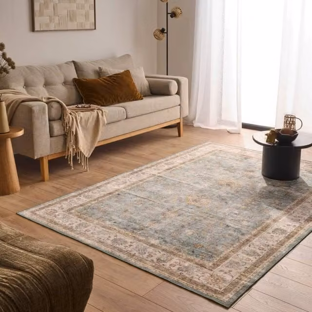 sweeek Multicoloured Persian Pattern Oriental Indoor Rug, W 120 cm x D 160 cm