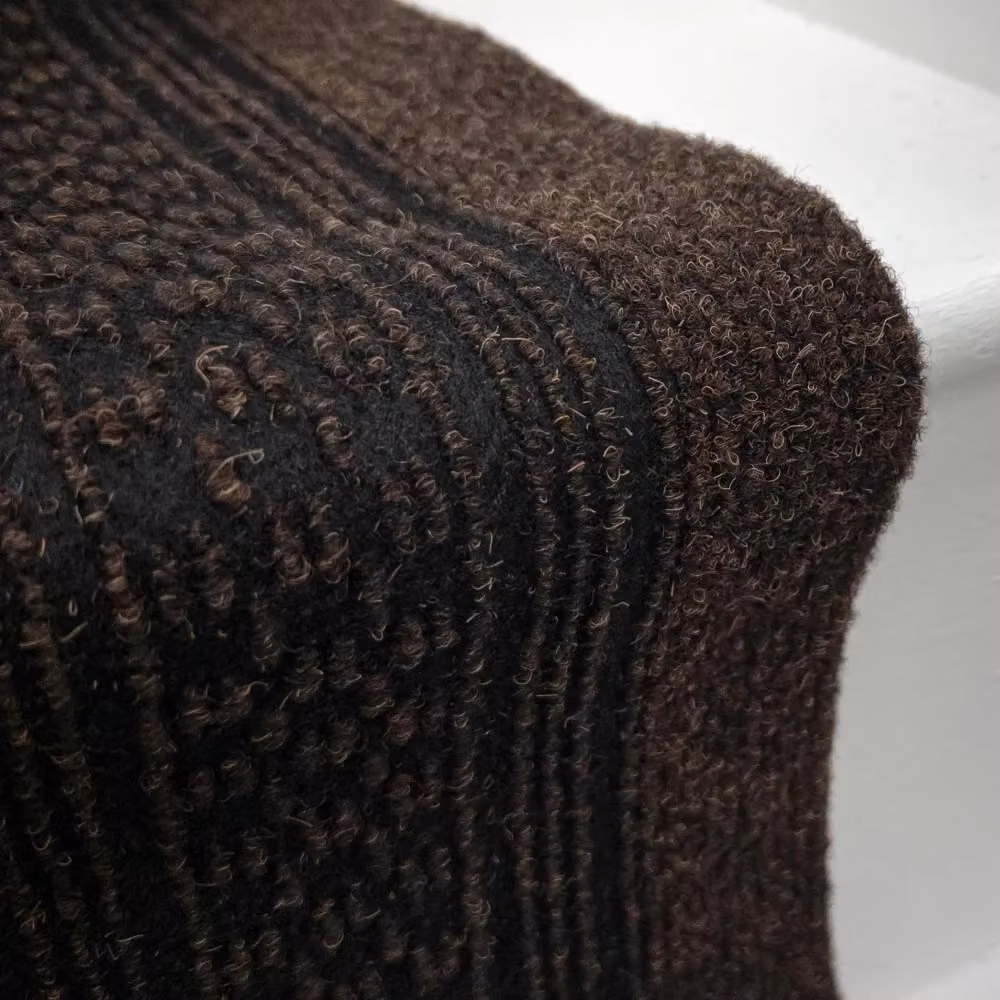 runrug Aztec Stair Runner Carpet, Non-Slip, Dark Brown, W: 66 cm x L: 540 cm – 4