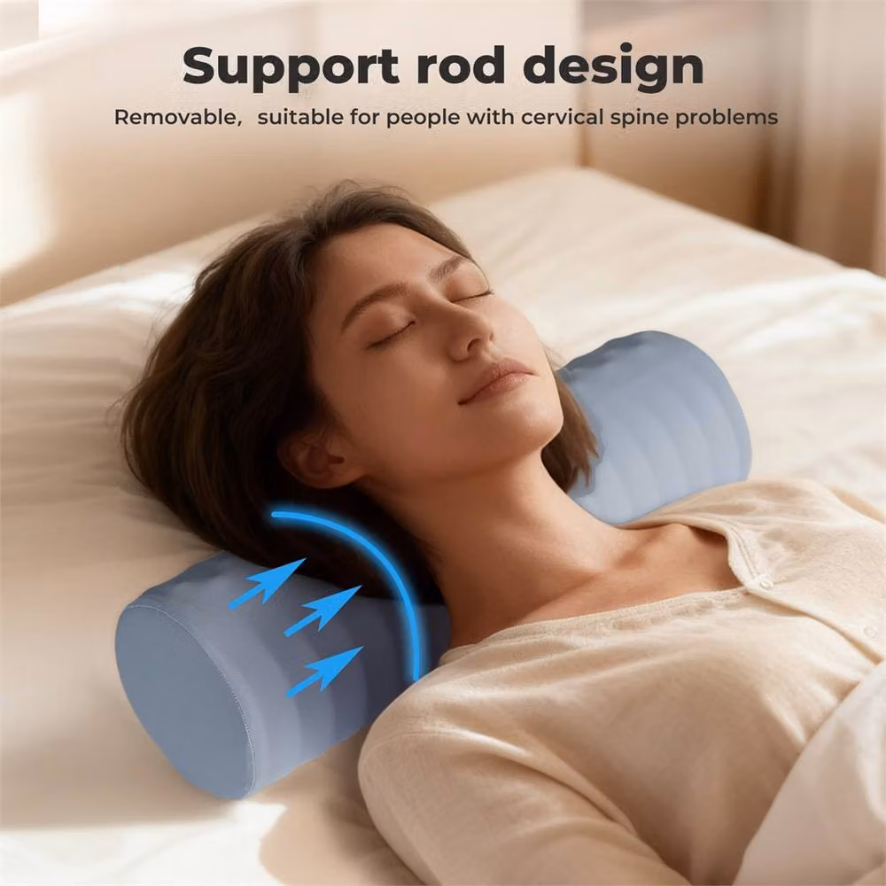 Kelvenix IceCloud Height Adjustable Memory Foam Cervical Pillow in White – 3
