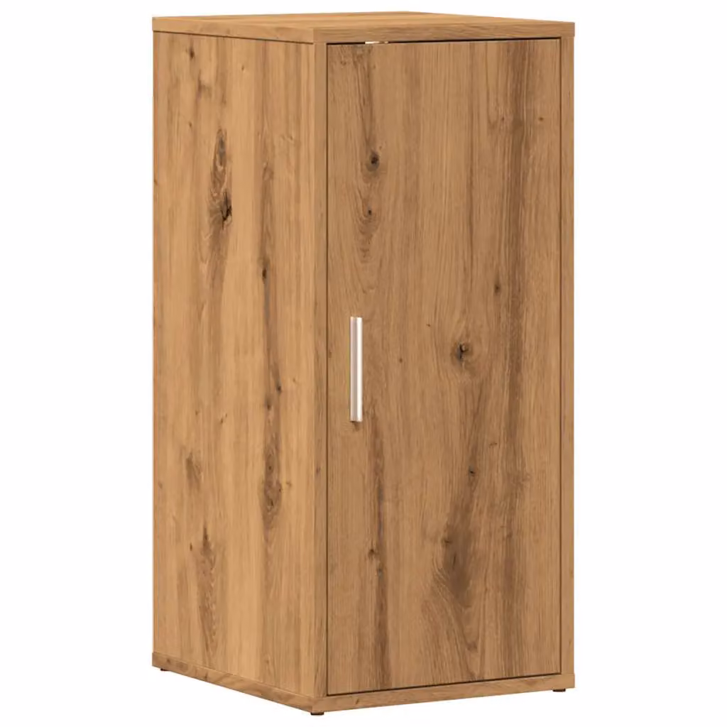 Berkfield Home Set of 2 Artisan Oak Wall Mounted Shoe Cabinets, Brown, W/D/H: 32 x 35 x 70 cm – 2