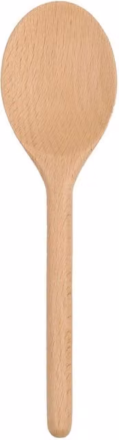 Argon Tableware Brown Oval Wooden Cooking Spoon, Length: 20 cm