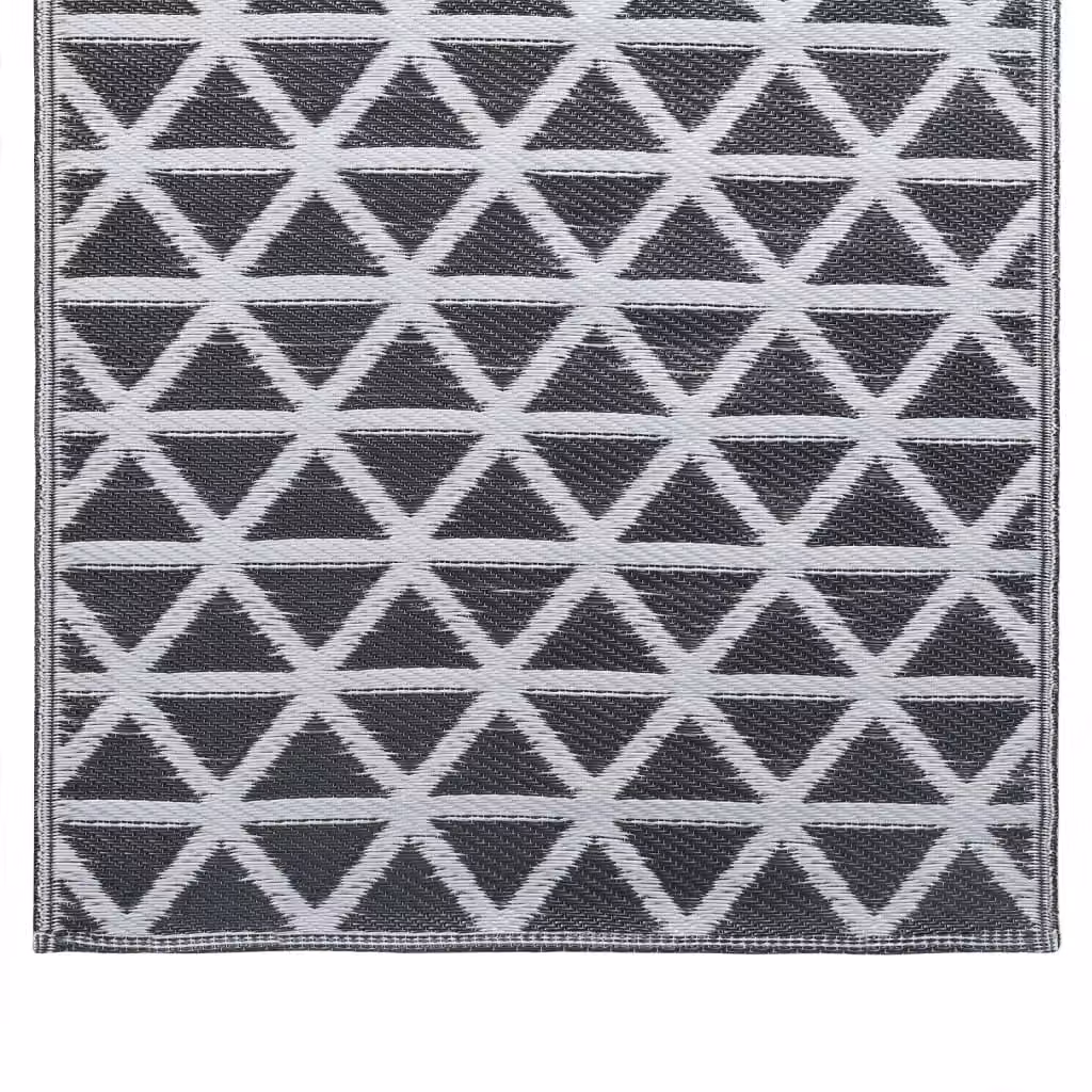 Berkfield Home Black Geometric Outdoor Carpet, W: 160 cm, L: 230 cm – 5