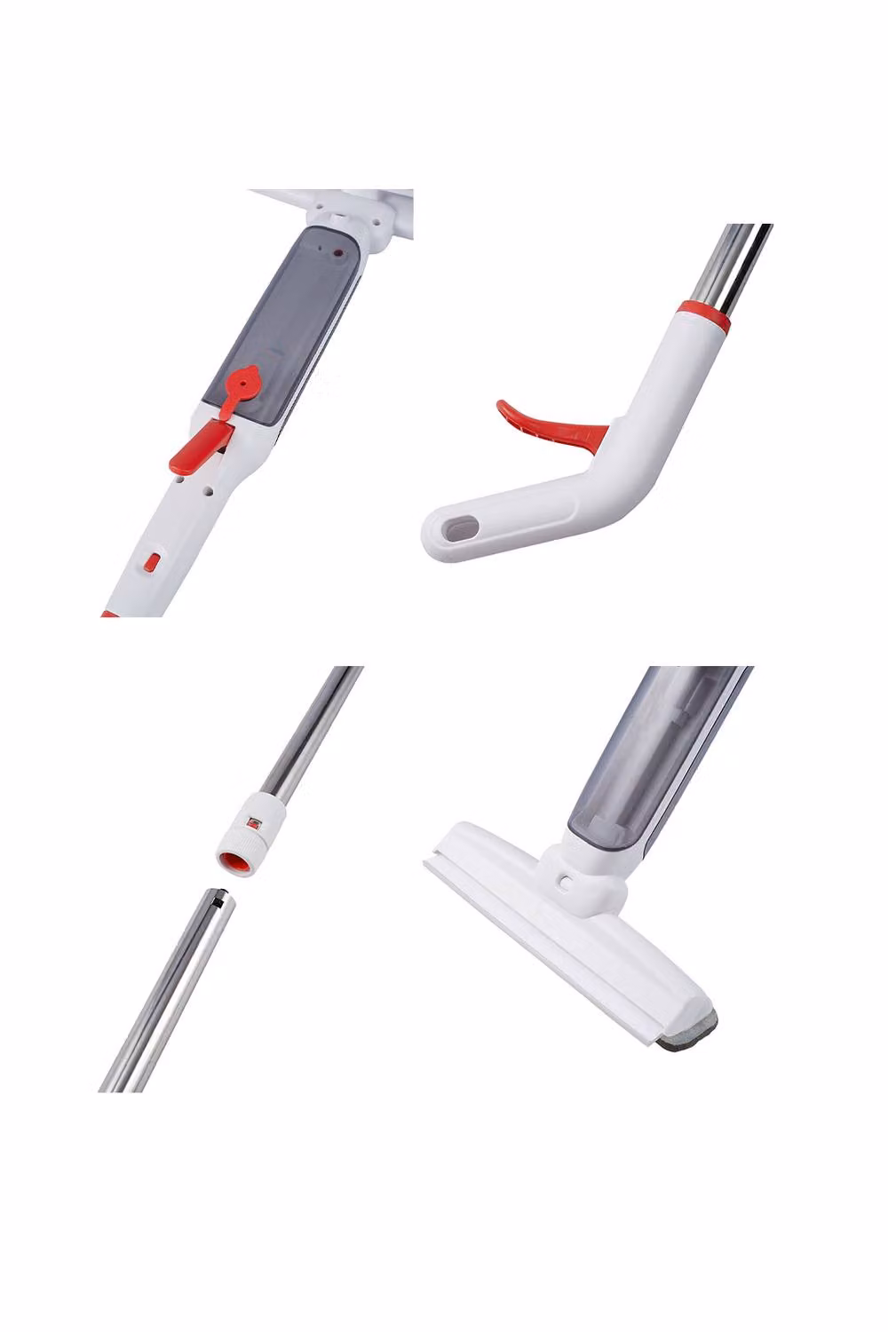 ExtraStar Window Squeegee with Spray Bottle and Scraper in White – 4