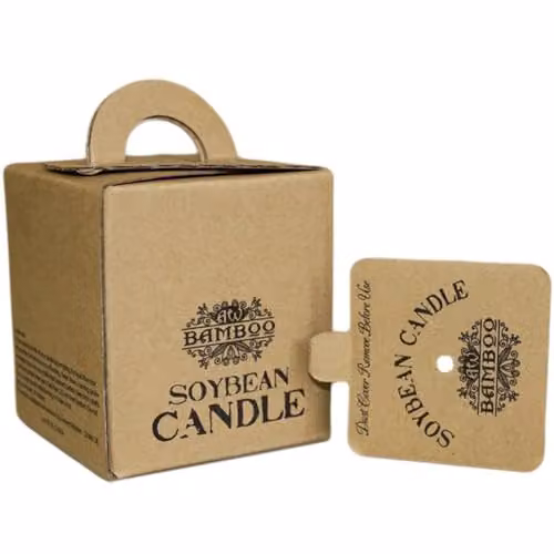 Ancient Wisdom Lavender and Basil Soy Wax Candle in Purple, W/D/H: 7 x 7 x 7.5 cm – 3