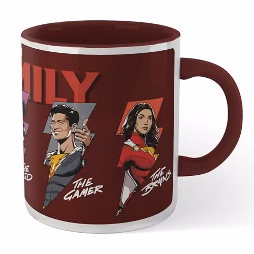 Zavvi Shazam! Fury of The Gods Shazamily Ceramic Mug in Red and Multicolour – 2