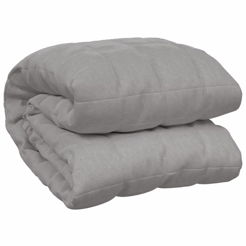 Berkfield Home Grey Weighted Blanket, W/D/H: 140 x 200 cm, 6 kg – 2