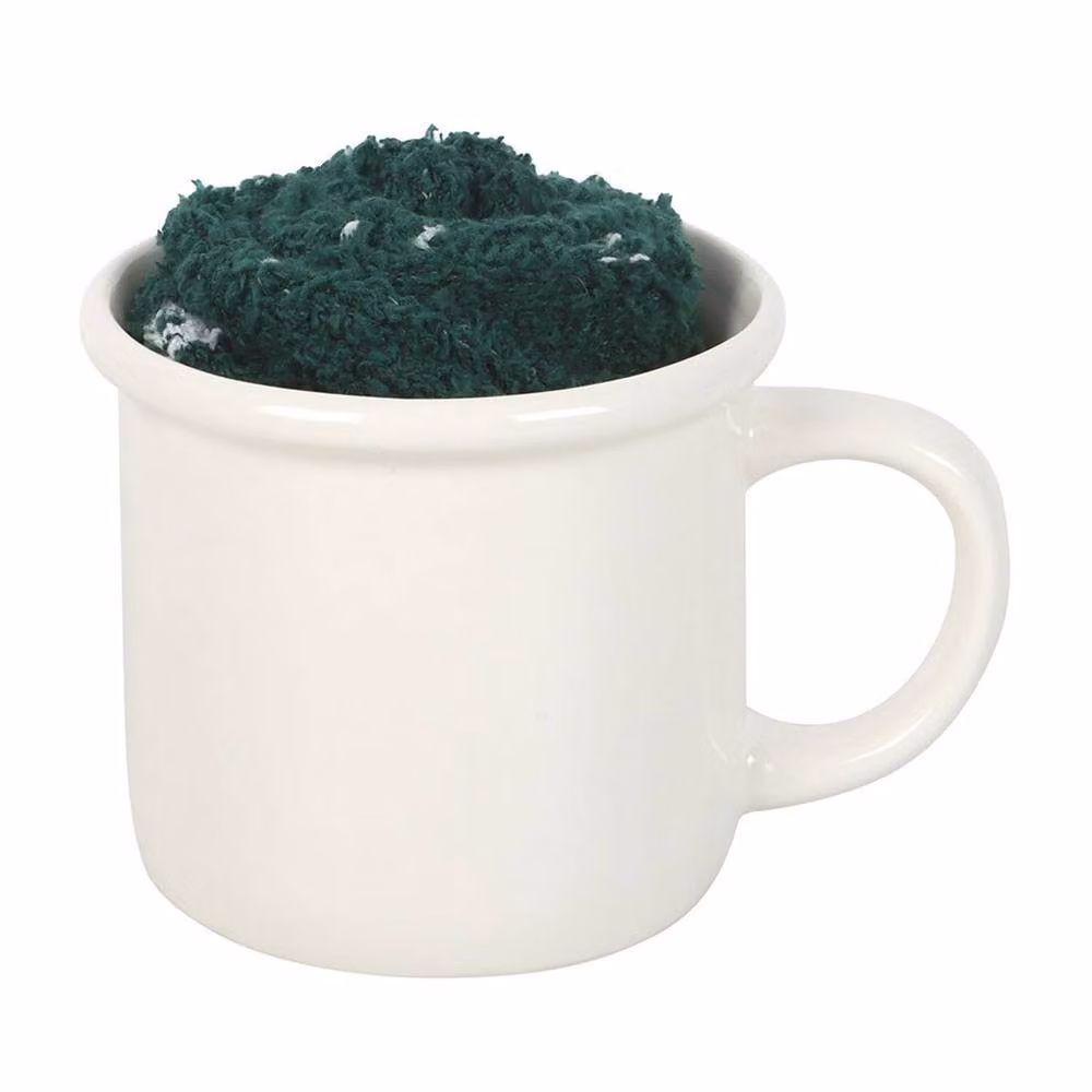 Something Different Its Cold Outside Ceramic Mug Set in White – 2