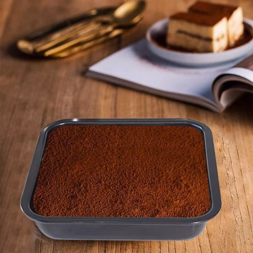 VOGREX Non-Stick Grey Rectangular Loaf Tin and Brownie Baking Tray, 18 cm – 4