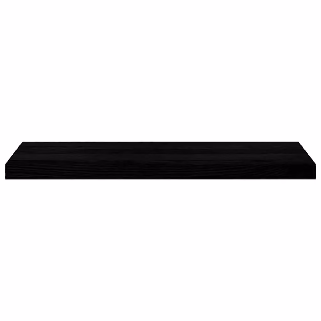 Berkfield Home Solid Oak Wood Window Sills, 2 Pieces, Dark Brown, W: 80 cm, D: 25 cm, H: 2 cm – 3
