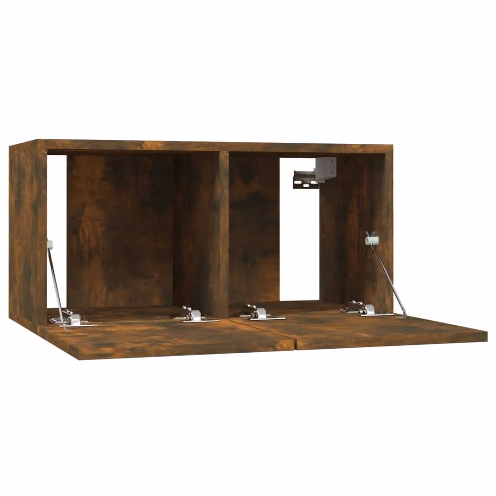 Berkfield Home 5 Piece Smoked Oak TV Cabinet Set in Brown – 3