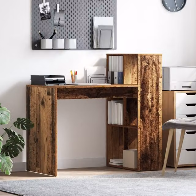 Berkfield Home Industrial Writing Desk in Brown Engineered Wood