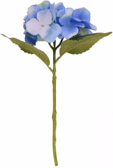 KDMD Lilac Hydrangea Pick 3 Pack in Blue Textile Floral Decor