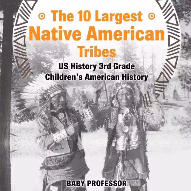 Baby Professor The 10 Largest Native American Tribes US History 3rd Grade Multicolour Paper Book