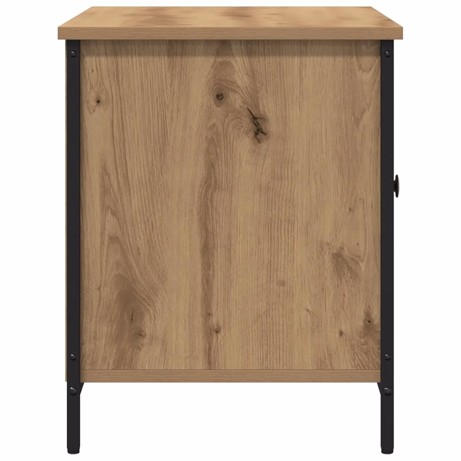 Berkfield Home Artisan Oak TV Cabinet in Beige, W/D/H: 80 x 40 x 50 cm – 4