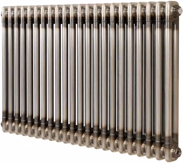 Monstershop Traditional 2 Column Steel Radiator in Silver, W: 60.0 cm, H: 101.0 cm – 1
