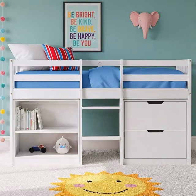 Noa and Nani Jens Sleepstation Shorty Cabin Bed in White