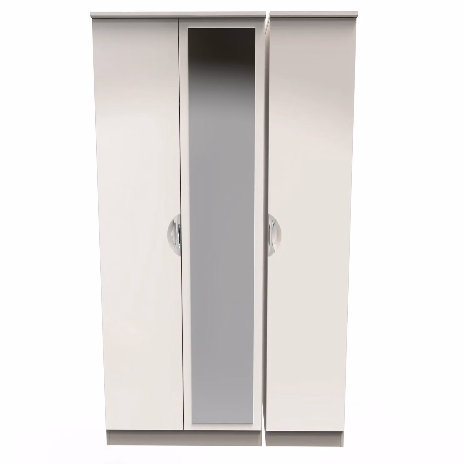 2 U Holborn Ready Assembled Triple Mirror Wardrobe in Taupe – 2