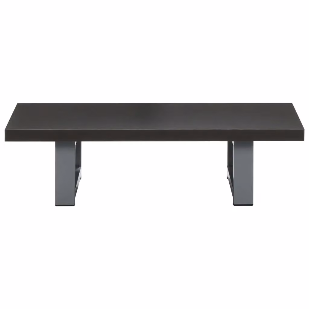 Berkfield Home Wall Mounted Bathroom Basin Shelf in Grey, W: 60 cm, D: 40 cm, H: 16.3 cm – 2