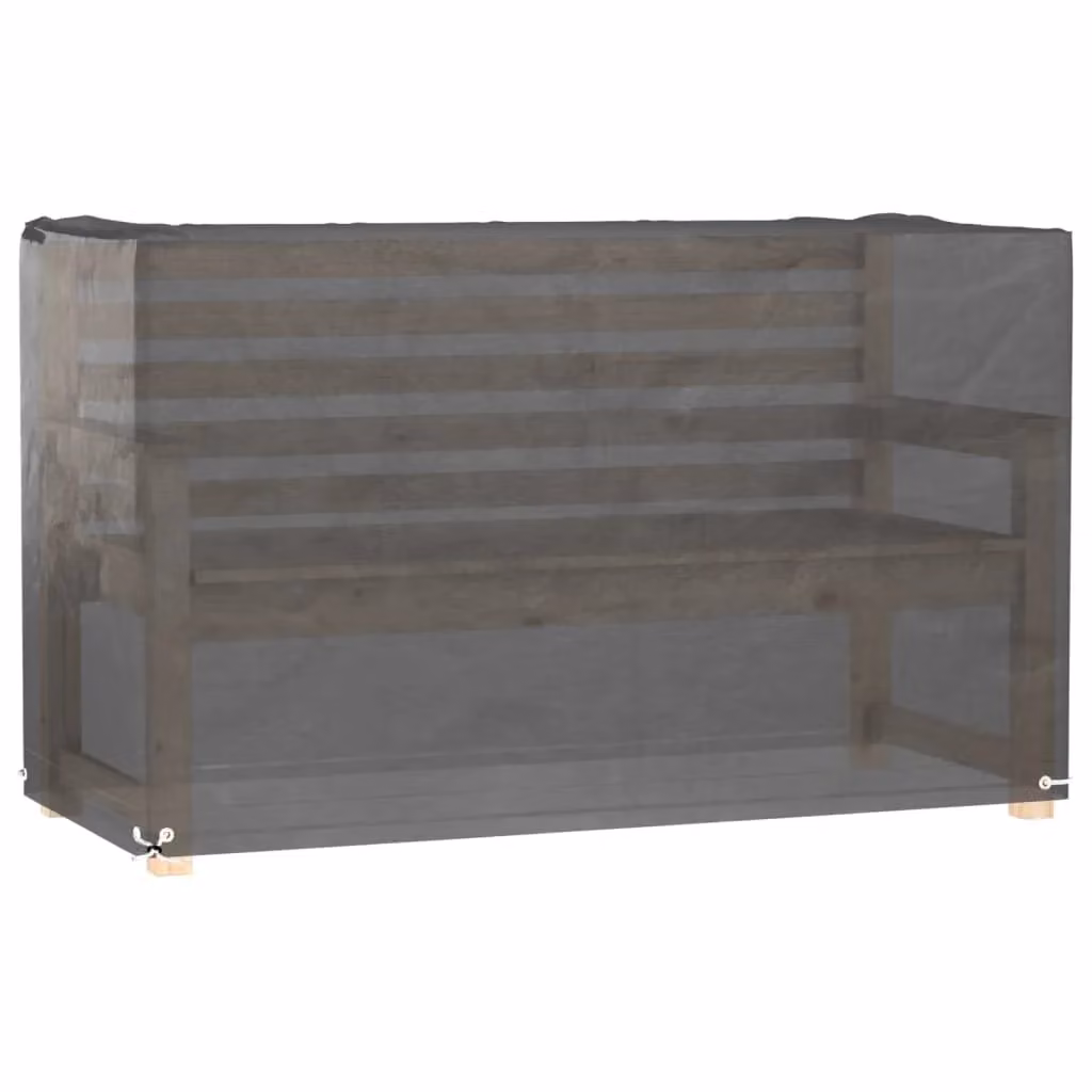 Berkfield Home Rectangular Garden Bench Covers, 2 Pack, Black, W/D/H: 170 x 94 x 70 cm – 2