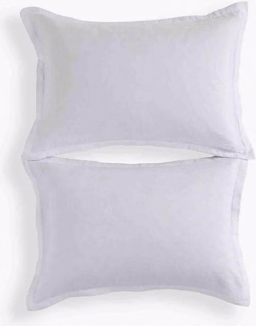 Christy Organic Retreat King Pillowcase Pair in White, 100% GOTS Certified Organic Cotton
