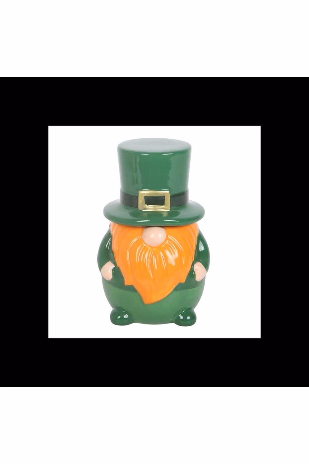 KDMD Festive Leprechaun Gonk Ceramic Fragrance Oil Burner with Lid in Green – 2