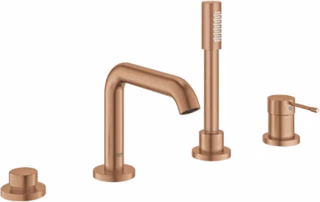 Grohe Essence 4H Bath Filler in Brushed Warm Grey, 25251DL1