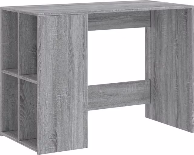 Berkfield Home Grey Sonoma Writing Desk in Engineered Wood W/D/H: 102 x 50 x 75 cm – 1