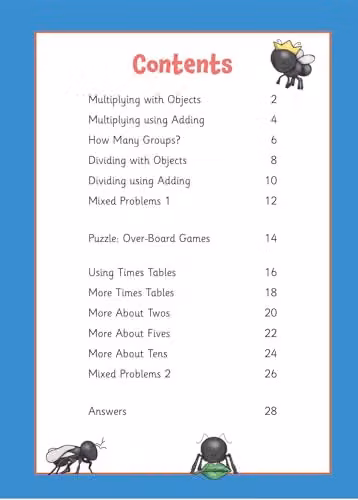 CGP Multiplication and Division Activity Book for Ages 6-7 Year 2 – 2