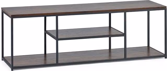 Julian Bowen Tribeca Modern TV Unit in Walnut and Black