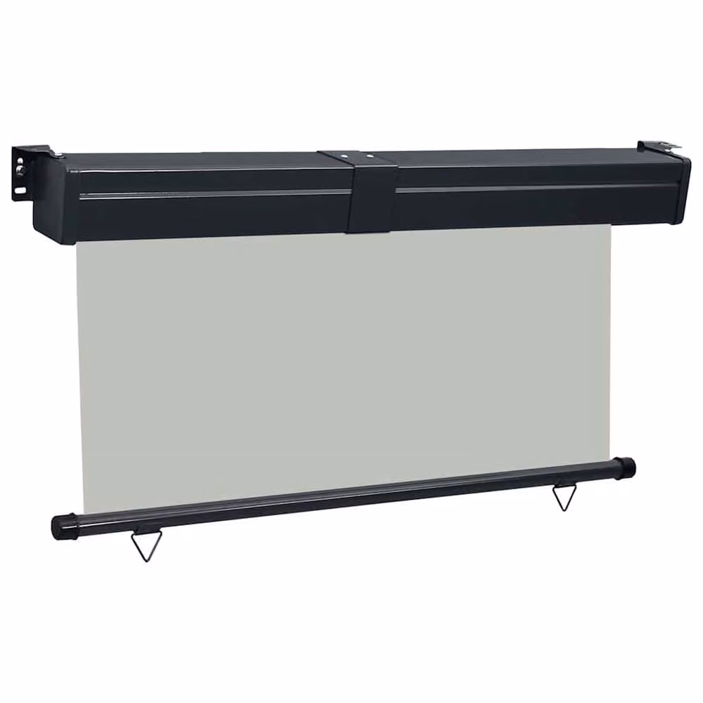 Berkfield Home Grey Balcony Side Awning with Manual Pull, W/H: 140 x 250 cm – 2