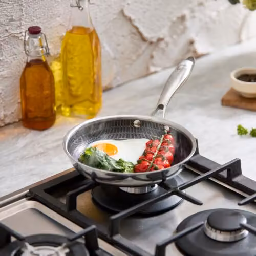 Tower Geo-Clad 24cm Ceramic and Stainless Steel Hybrid Frying Pan – 7